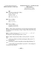 ĐỀ KIỂM TRA HỌC KỲ I NĂM HỌC 2011-2012 MÔN TOÁN 6 docx