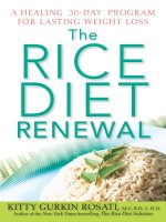 The Rice Diet Renewal: A Healing 30-Day Program for Lasting Weight Loss ppt