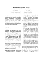 RSA timing attacks boneh