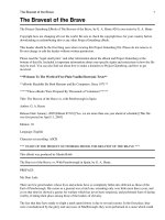 The Bravest of the Brave or, with Peterborough in Spain pot