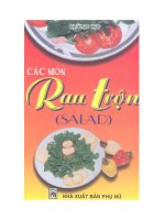 Các món rau trộn (salad) pdf