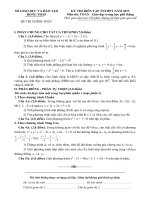 KỲ THI DIỄN TẬP TNTHPT NĂM 2013 Môn thi: TOÁN doc