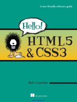Hello! HTML5 & CSS3 potx