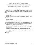 NHỮNG CHỦ TRƯƠNG VÀ BIỆN PHÁP MỚI TRONG GIAI ĐOẠN 2006-2010 VỀ CÔNG NGHIỆP HOÁ, HIỆN ĐẠI HOÁ NÔNG NGHIỆP VÀ NÔNG THÔN pdf