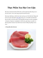 Thực Phẩm Xoa Dịu Cơn Giận potx