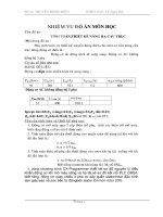 ĐỒ ÁN MÔN HỌC: TÍNH TOÁN,THIẾT KẾ NÂNG HẠ CẦU TRỤC potx