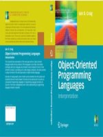 Object-Oriented Programming Languages: Interpretation doc