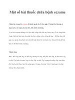 Một số bài thuốc chữa bệnh eczame pptx