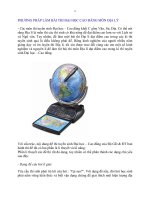  PHƯƠNG PHÁP LÀM BÀI THI ĐẠI HỌC CAO ĐẲNG MÔN ĐỊA LÝ pptx