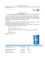 AP SOLUBLE EP DẦU CẮT GỌT NHŨ TƯƠNG CHỊU ÁP SUẤT CAO CLO HOÁ pdf