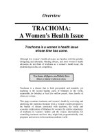 TRACHOMA: A Women’s Health Issue pot