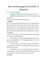 Bệnh da thường gặp ở trẻ từ 6 đến 12 tháng tuổi docx