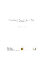 Determining the Cheapest-to-Deliver Bonds for Bond Futures ppt