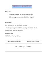 thể tích của hình chóp đều