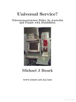 universal service telecommunications policy in australia docx