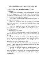 LUẬT DOANH NGHIỆP - BÀI 8 : PHÁ SẢN DOANH NGHIỆP, HỢP TÁC XÃ pot