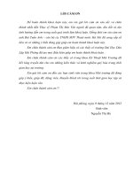 Nghiên cứu xử lý nước thải sản xuất bún sau giai đoan Aeroten bằng phương pháp lọc và sử dụng thực vật