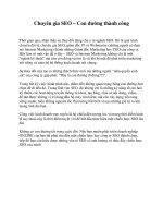 Chuyên gia SEO – Con đường thành công ppt