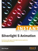Instant Silverlight 5 Animation pot