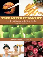 The Nutritionist Food, Nutrition, and Optimal Health Second Edition pptx