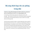 Độ sáng thích hợp cho các phòng trong nhà pdf