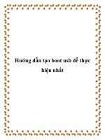 Hướng dẫn tạo boot usb dễ thực hiện nhất potx
