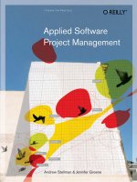 APPLIED SOFTWARE PROJECT MANAGEMENT docx