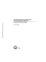 Local Government, Local Governance and Sustainable Development doc