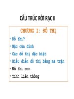 CHƯƠNG I: ĐỒ THỊ potx