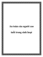 An toàn của người cao tuổi trong sinh hoạt pot