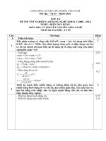 đáp án đề thi lí thuyết tốt nghiệp khóa 2 - điện dân dụng - mã đề thi ddd - lt (5)