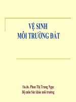 VỆ SINHMÔI TRƯỜNG ĐẤT potx