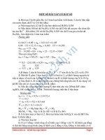 Một số bài tập nâng cao docx