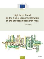High Level Panel on the Socio-Economic Benefits of the European Research Area docx