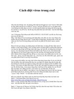 Cách diệt virus trong exel pptx