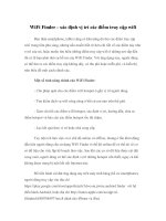 WiFi Finder - xác định vị trí các điểm truy cập wifi pptx