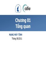 MẠNG MÁY TÍNH - Chương 01 Tổng quan potx