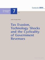 tax evasion technology shocks and the cyclicality of government revenues pptx