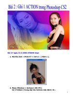 Cách Ghi 1 Action - Photoshop CS 2