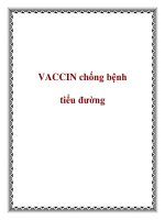 VACCIN chống bệnh tiểu đường potx
