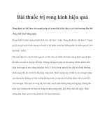 Bài thuốc trị rong kinh hiệu quả pptx