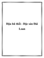 Đậu hũ thối - Đặc sản Đài Loan potx