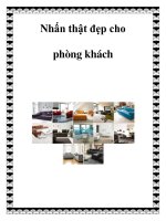 Nhấn thật đẹp cho phòng khách pdf