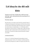 Lời khuyên cho đôi mắt khỏe potx