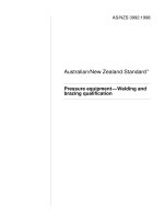 pressure equipment - welding and brazing qualification