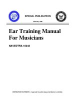 Guitar music theory   ear training manual for musicians