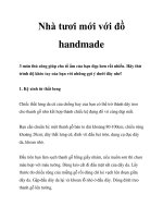 Nhà tươi mới với đồ handmade pdf