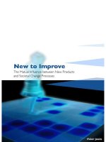new to improve the mutual influence between new products and societal change processes potx