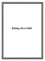 Không chỉ có Bali pot