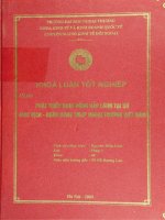 Phát triển hoạt động bảo lãnh tại sở giao dịch ngân hàng TMCP ngoại thương Việt Nam